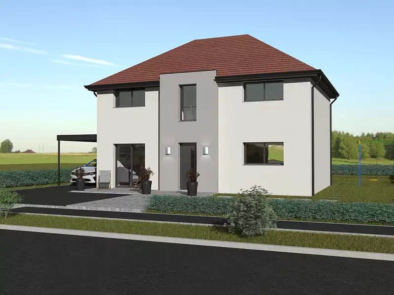 Maison neuve, 128 m² - Mametz (62120)