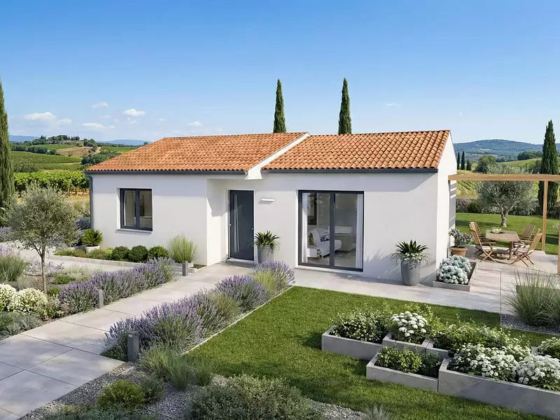 Maison neuve, 60 m² - Celles (24600)