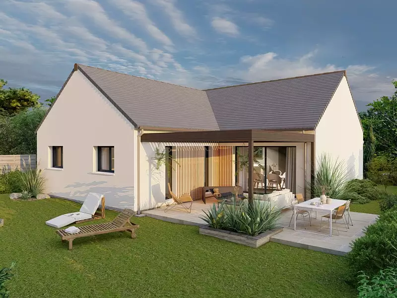 Maison neuve, 96,56 m² - Villedieu-la-Blouère (49450)