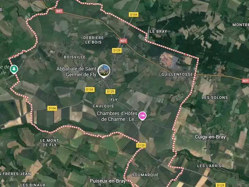 Terrain à bâtir, 1 000 m² - Saint-Germer-de-Fly (60850)