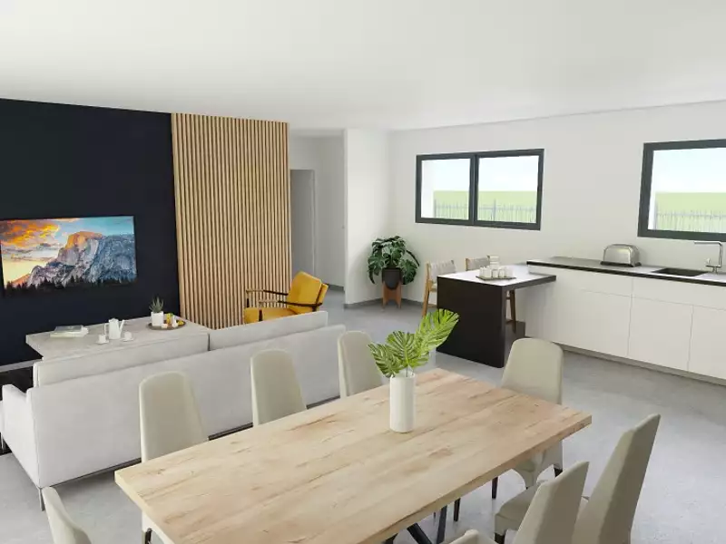 Maison neuve, 105 m² - Barentin (76360)