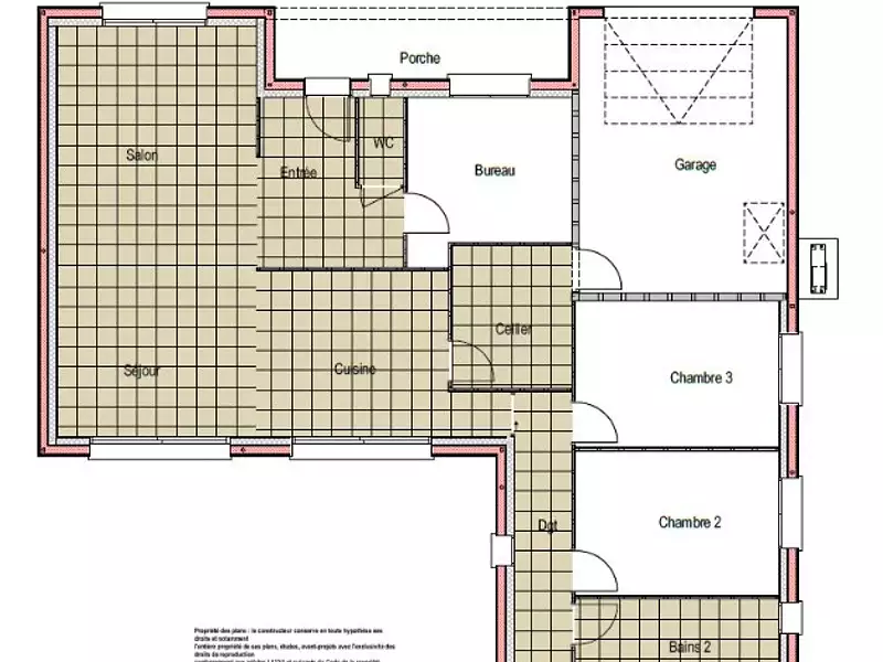 Maison neuve, 130 m² - Changé (72560)