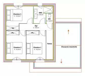 Maison neuve, 90 m²