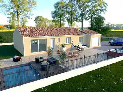 Maison neuve, 110 m² - Lézignan-la-Cèbe (34120)