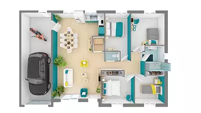 Maison neuve, 82 m²