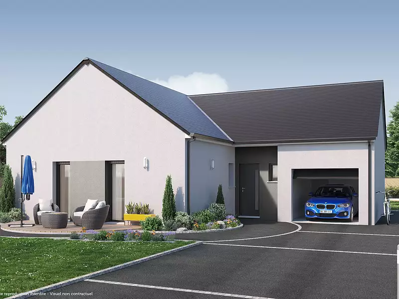 Maison neuve, 90 m² - Guipel (35440)