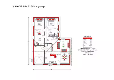 Maison neuve, 85 m²