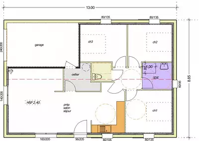 Maison neuve, 70 m²