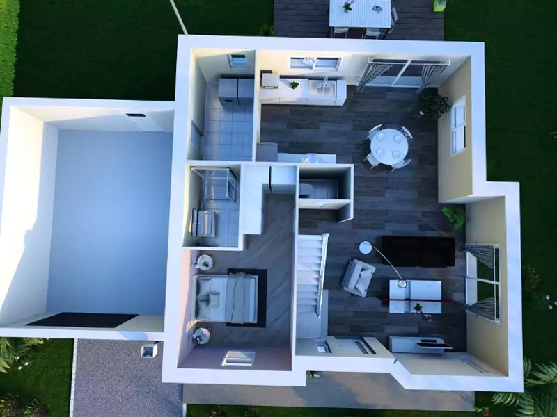 Maison neuve, 110 m² - Roézé-sur-Sarthe (72210)