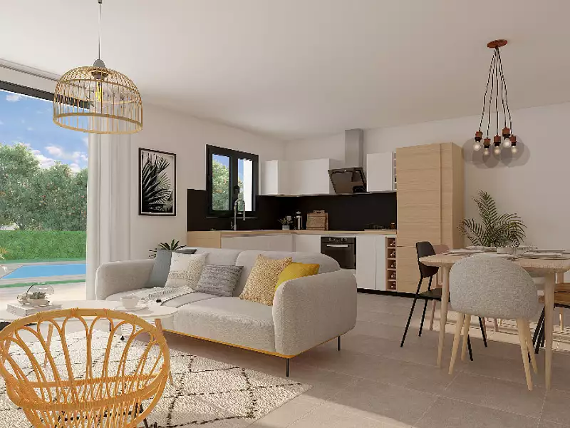 Maison neuve, 81 m² - Saint-Aubin-Routot (76430)