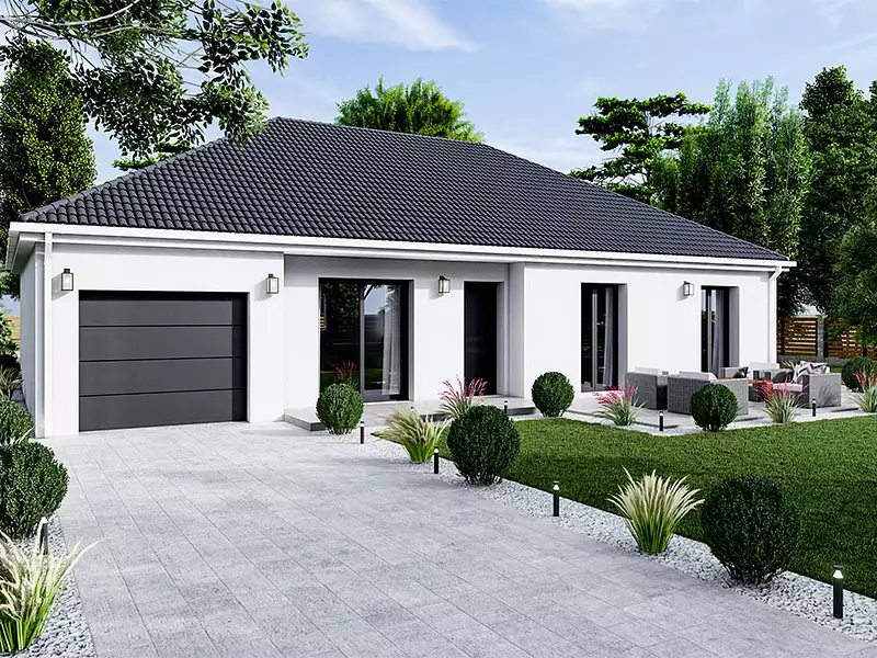 Maison neuve, 85 m² - Saint-Marcel (71380)