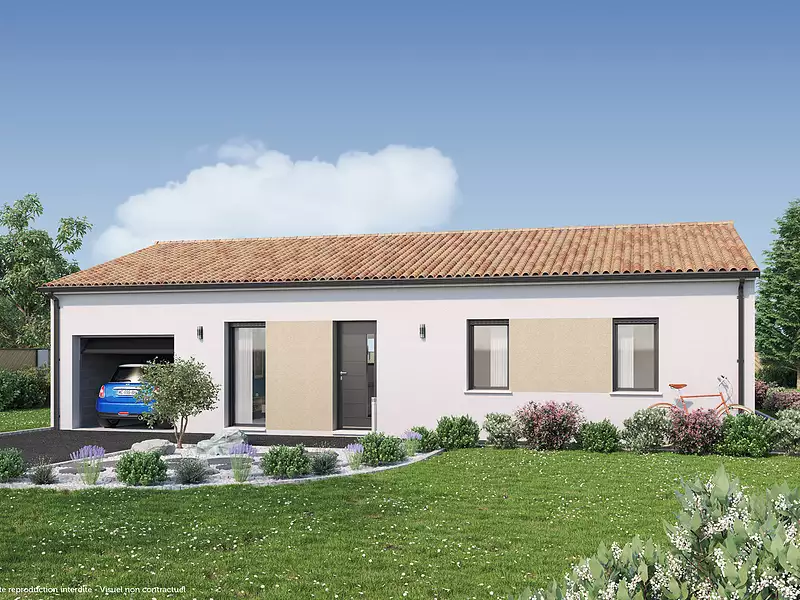 Maison neuve, 91 m² - Espiet (33420)