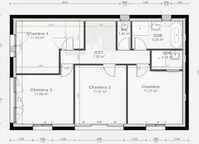 Maison neuve, 123 m²