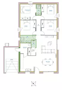 Maison neuve, 98 m²