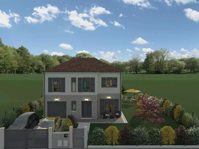 Maison neuve, 124 m² - Vallangoujard (95810)