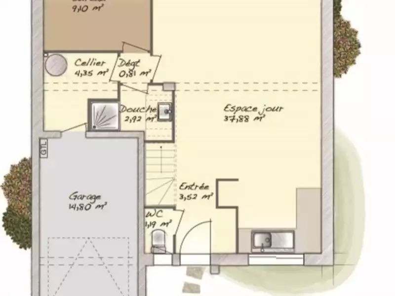 Maison neuve, 113 m² - La Chapelle-Gauthier (77720)