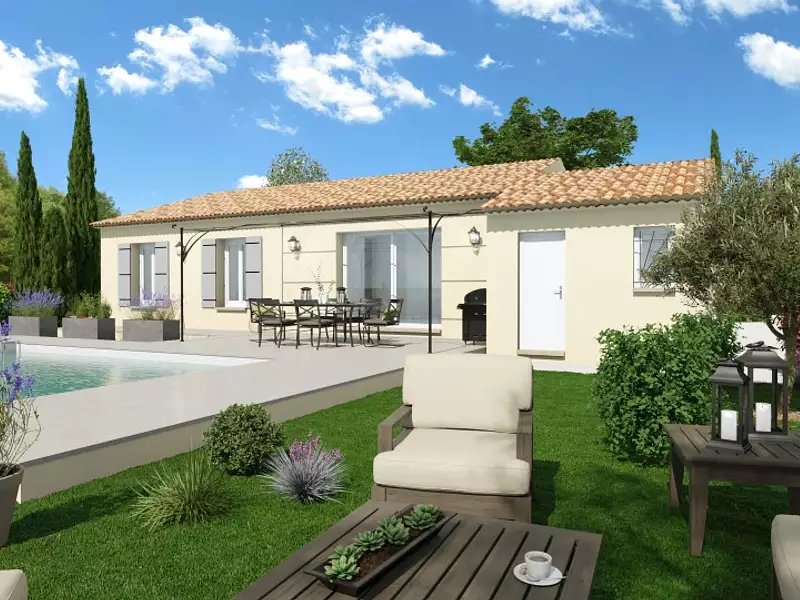 Maison neuve, 93 m² - Pertuis (84120)