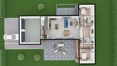 Terrain à bâtir, 1 000 m²