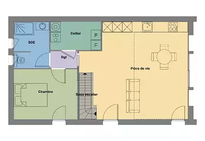 Maison neuve, 77 m²