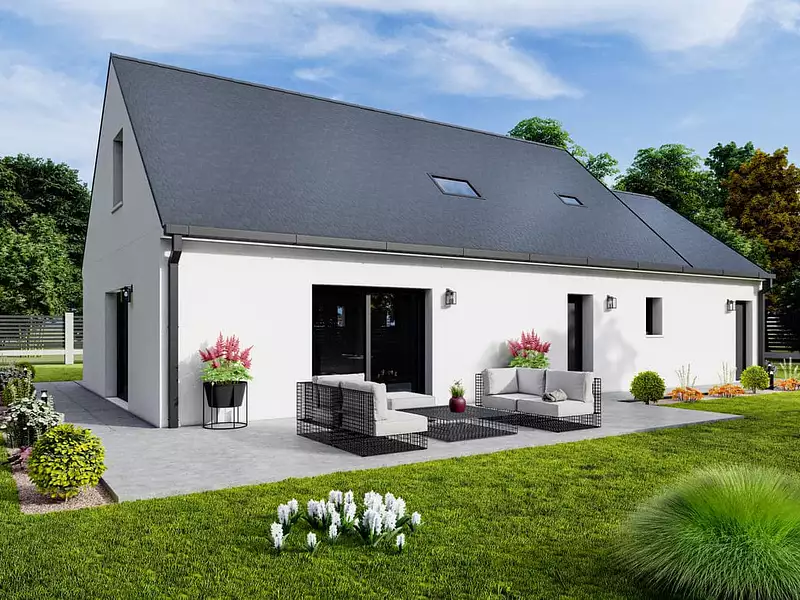 Maison neuve, 99 m² - Beaumont-en-Véron (37420)