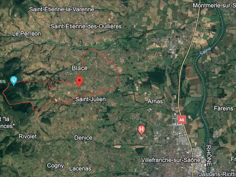 Terrain à bâtir, 980 m² - Blacé (69460)