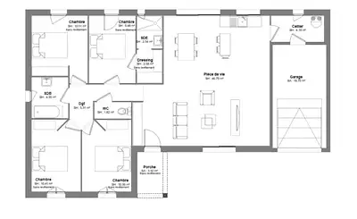 Maison neuve, 109 m²