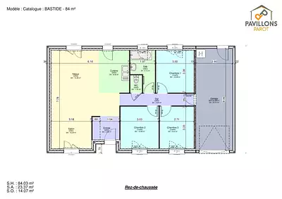 Maison neuve, 90 m²