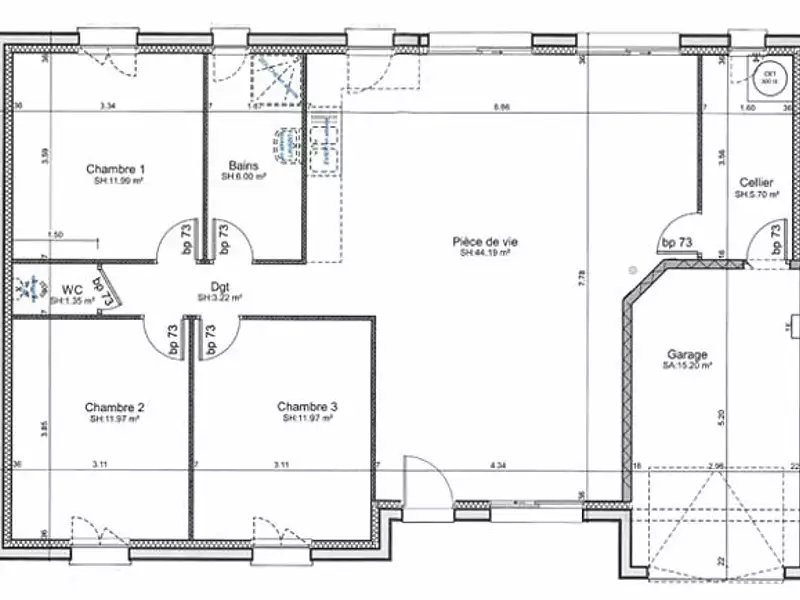 Maison neuve, 96 m² - Le Fidelaire (27190)