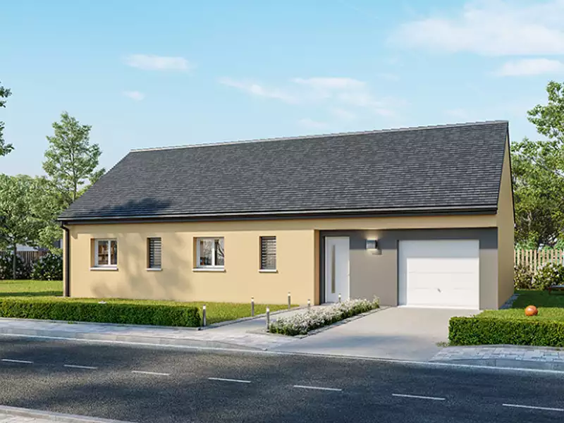 Maison neuve, 95 m² - Auberville (14640)