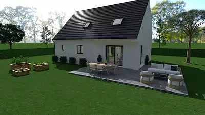 Maison neuve, 123,1 m²