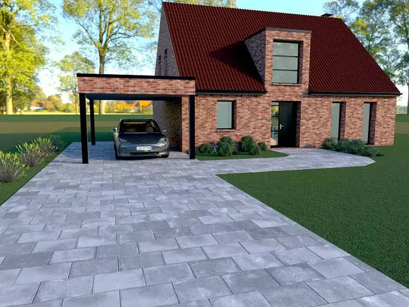Maison neuve, 100 m² - Saint-Amand-les-Eaux (59230)