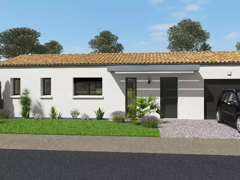 Maison neuve, 108 m² - Croix-Chapeau (17220)