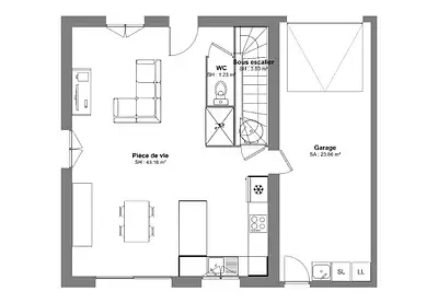 Maison neuve, 95 m²