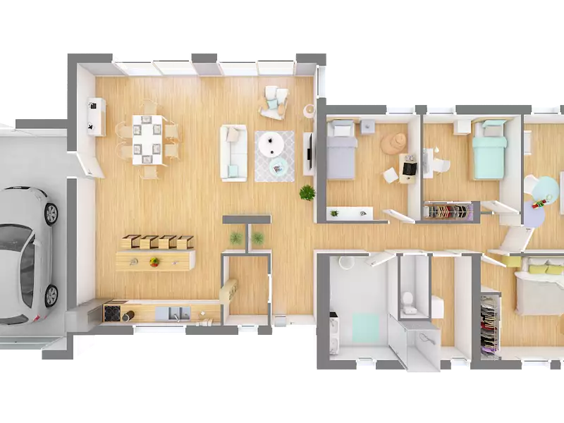 Maison neuve, 110 m² - Basse-Goulaine (44115)