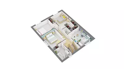 Maison neuve, 100 m²