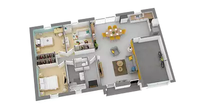 Maison neuve, 83 m²