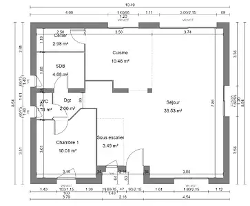 Maison neuve, 110 m²
