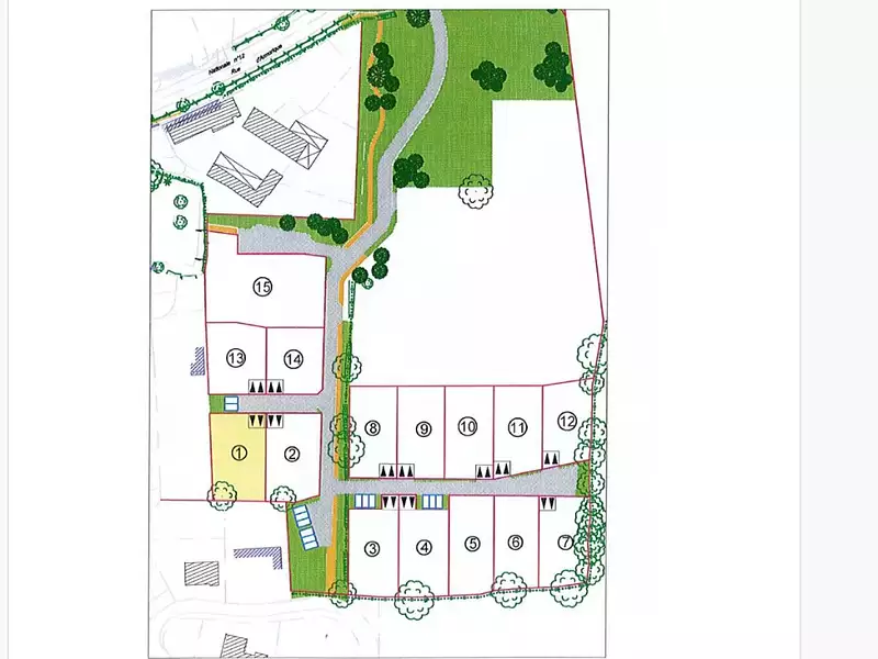 Terrain à bâtir, 627 m² - Saint-Cyr-en-Pail (53140)