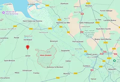 Terrain à bâtir, 2 000 m²