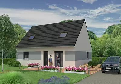 Maison neuve, 65,87 m²