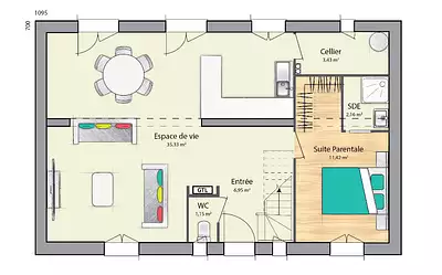 Maison neuve, 80 m²
