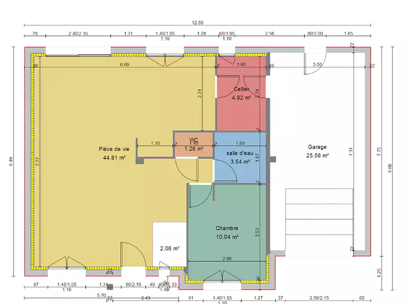 Maison neuve, 100 m² - Roézé-sur-Sarthe (72210)