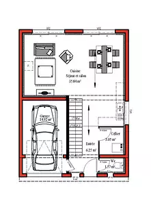 Maison neuve, 100 m²