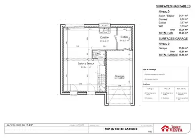 Maison neuve, 81 m²