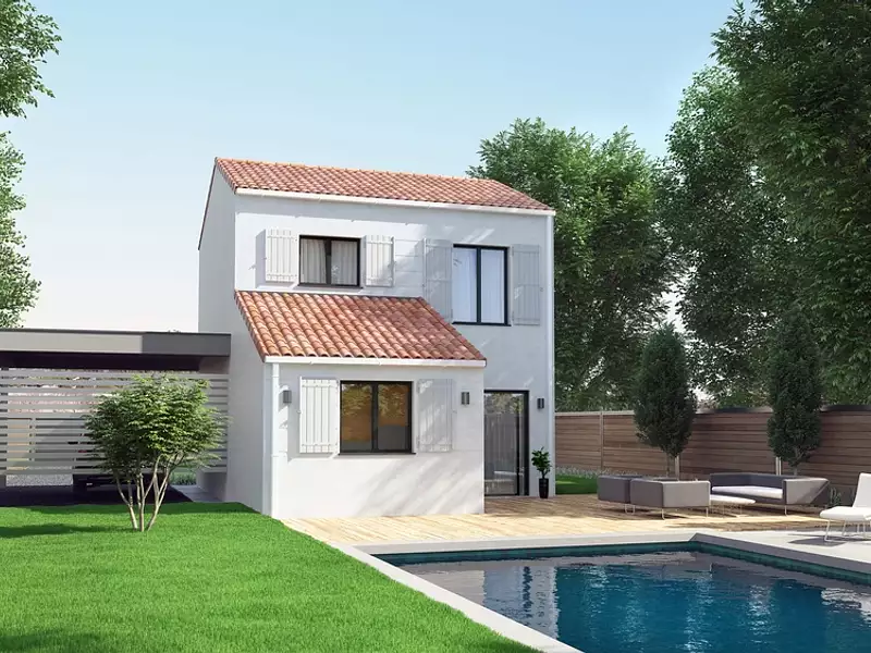 Maison neuve, 70 m² - Etaules (17750)