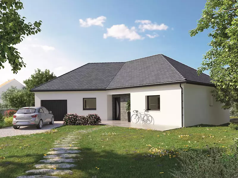 Maison neuve, 106,01 m² - Les Baux-Sainte-Croix (27180)