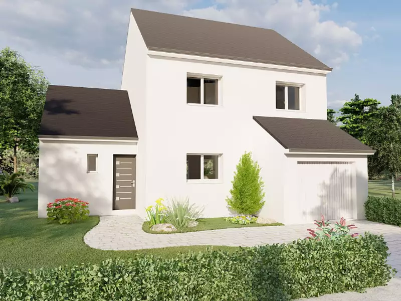 Maison neuve, 99 m² - Bauné (49140)