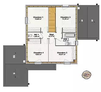 Maison neuve, 114 m²