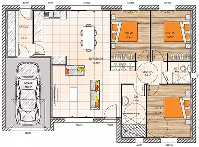 Maison neuve, 85 m²