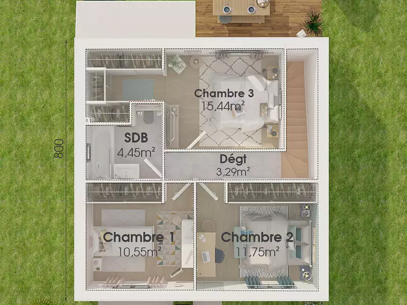 Maison neuve, 82 m² - Lézignan-Corbières (11200)